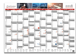 ProComp Kalender 2018